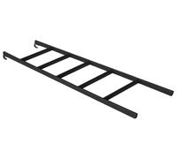 Adjuble - Escalera de litera para caravana y autocaravana, escalera de ahorro de espacio negra de 1,55 m con gancho para remolques de viaje, dormitorios, apartamentos, resistente, fácil de instalar