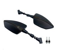 Adjustabale Rearview Rear View Mirrors Side Mirror Compatible with Suzuki VStrom DL650 V-Strom DL1000 V Strom DL 650 1000 1050 XT DL1050 DE(No Logo Black)