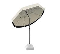Adjustable 45° Garden Parasol 2m/2.4m/2.8m/3m | UV Protection Waterproof Outdoor Umbrella Sun Shade for Patio Balcony Beach (Green)