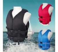 Adjustable Adult Life Vest with High Buoyancy, Comfortable Neoprene for Swimming, Boating, Kayaking, Fishing, Paddle Boarding Safety Gear, Water Sports Equipment, Water Sports(Red,XS)