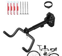 Adjustable and Foldable Wall Bike Rack | Universal Space Saving Hanger | Mountain, Road, Walk and Kids Bike Rack | Sturdy and Easy Installation (A)
