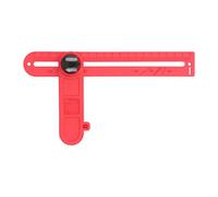 Adjustable Angle Finder Protractor | Plastic Angle Measuring Ruler for Woodworking/DIY/Home Improvement | Transfer & Mark Angles | 22cm Tool for Students & Craftsmen