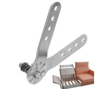 Adjustable Angle Hinge - 4 Inch Sofa Hinge | Metal Spring Hinges - Heavy Duty Support Hinges with Smooth Spring Action for Sofas Cabinets Furniture Repair and Professional Home Office Workshop Use