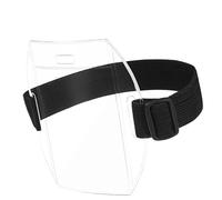 Adjustable Armband Badge Protector - Portable Arm Wallet for Sports Access Passes | Breathable Material with Secure Closure, Ski Lift Ticket Pocket, Sleeve for Travel Gym Outdoor Use