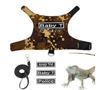Adjustable Bearded Dragon Leash | Escape-Proof Lizard Harness for Reptiles | Comfortable, Secure, and Adjustable Harness for Lizards | Perfect Leash for Bearded Dragons & Other Reptiles