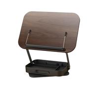 Adjustable Book Holder, Foldable Portable Reading Desk Stand, 360° Rotating Riser for Textbooks Cookbooks Laptops Magazines Recipes Home Office Desktop Use 1550g