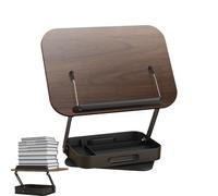 Adjustable Book Holder, Multifunctional Foldable Display Stand with 360° Rotation, Riser Support for Home Desk, Recipe Books, Cookbooks, Textbooks, Tablets, Magazines and Laptops