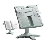 Adjustable Book Stand - Textbook Holder | Height-Adjustable Rotating Portable Music Sheet Display1-Pack For Study Kitchen Laptop Bible Piano Score Students School Cookbook