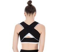 Adjustable Brace Support Belt Shoulder Lumbar Rectify Straighten Clavicle Spine Back Corrector De Postura Flesh Color, Size : Medium Tools