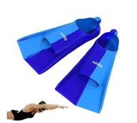 Adjustable Buckles Open Heel Snorkel Fins, Short Swim Flippers