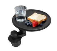 Adjustable Car Cup Holder Table - Food Tray Mount, Cup Holder Expander with Adjustable Base | Multi-Functional Car Food Tray for Drinks, Coffee, Snacks, Laptop | for Truck, SUV, Vehicle, Passenger