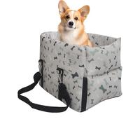 Adjustable Cat Car Seat - Non-Slip Central Control Travel Carrier Bed for Cats and Small Dogs | Multipurpose Pet Seat Bag with Breathable Design for Travel Comfort and Safety