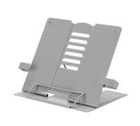 Adjustable Cookbook Stand - Desktop Riser Holder, Multi Purpose Book Stand | Durable Height Adjustable Reading Design, Stable Ergonomic Support Structure For Studying College Classroom Librar