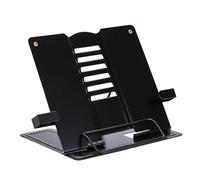 Adjustable Cookbook Stand - Desktop Riser Holder, Multi Purpose Book Stand | Durable Height Adjustable Reading Design, Stable Ergonomic Support Structure For Studying College Classroom Librar
