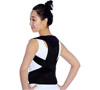 Adjustable Corrector Brace Support Belt Spine Back Shoulder Lumbar Correction Women and Men XXL (Color Black, Size : X-Large) Tools