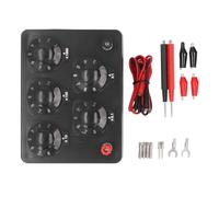 Adjustable Decade Resistor Box 0-9999.9 Ohm | Level 1 Exactness & Low 0.035Ω Zero Impedance | Variable Resistor for Electronics Lab/Circuit Testing/Education