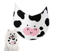 Adjustable Dog Bib - Waterproof Drool Towel, Cow Pattern Dog Handkerchiefs for Parties, Neck Wear, Synthetic Base with Rapid Drying, Grooming Tool for Dressing and Photography