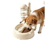 Adjustable Dog Feeder Bowl - Raised Food & Water Dish, Height Adjustable Anti-Slip Pet Feeding Station for Dogs & Cats, Food & Water Bowl Set for Puppies, Kittens, Small to Large Breeds Indoor Outdoor