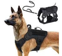 Adjustable Dog Harness with Lead, No Pull Dog Harness, Dog Harness Traction Rope and Harness Combo, Easy Walking and Training Vest, Comfortable Harness For Small Dog Breeds