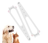 Adjustable Door Latch, Pet Gate Stopper, Cat Accessory Bedroom, Keep Dogs Out, Living Room Barrier Tool, Ideal for Kitchen and Home, 12.4x3.15x0.12 inches