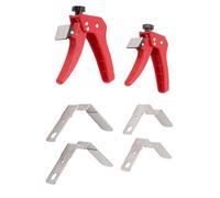 Adjustable Drawer Fixing Clamp, Stainless Steel Cabinet Installation Tool Sturdy Durable Front Panel Mounting Clamp for Drawers Cabinets 2 Set 120mm