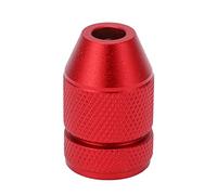 Adjustable Drill Stop Collar, Aluminum Alloy Drill Bit Depth Stop with Anti Slip Nylon Inner Ring, Red Precision Drilling Guide for Woodworking Metal Plastic Tile (Para broca de 0,04 a 0,2 pulgadas)