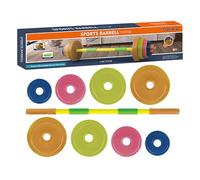 Adjustable Dumbbell Weights - Fun Workout Toy for Boys and Girls | Lightweight Construction, Safe Grip Handles, Body Strength Training, Active Play Gym Equipment for Kids