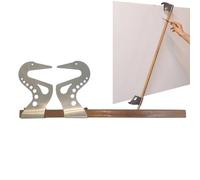 Adjustable Easel Hand Rest Support Bar,Artist Hand Support Bridge Metal Wrist Rest Stand With Self-Locking Gravitys Design Adjustable Height & Angl For Drawing, Home, Indoor, Outdoor, Easel, Classroom