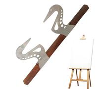 Adjustable Easel Hand Rest Support Bar,Metal Artist Drawing Easel Hand Support,Lean Bridge with Self-Locking Design, Height & Angle Wrist Rest Stand for Sketching, Drawing & Painting