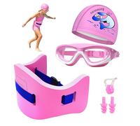 Adjustable EVA Foam Swim Belt Set, Aqua Aerobics Training Float with Fixed Strap, Adult & Kids Pool Fitness & Endurance Trainings Aid, For Pool Water Diving Training