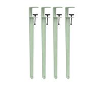 Adjustable F Shaped Table Legs 4 Adjustable Metal Legs DIY Coffee Tables Dining Tables and Consoles Drill Free Leg Protect Your Tabletop(71cm/Light Green)