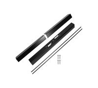 Adjustable Fireplace Rod Kit for Fireplace Spark Screen, Rod And Valance Kit Install To Leveling The Fireplace Mesh