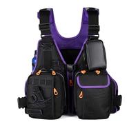 Adjustable Fishing Swimming Vest for Adults Men Women, Lightweight Buoyant Swimming Vest for Kayaking Boating Water Sports, Water Safety Floatation Outdoor Adventure(Black c)