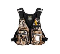 Adjustable Fly Fishing Vest Pack with Breathable Mesh, One Size Adult Safety Life Vest for Men and Women, for Fishing, Kayaking, Paddle Boarding, Snorkeling and Watersports(Gris)