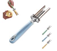 Adjustable Fruit And Vegetable Corers Tool, 2025 New Apple Corer, for Apple, Bell Pepper, Pear, Red Dates, Quick and Easy Fruit Vegetable Deseeder for Kitchen (Blue)