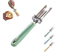 Adjustable Fruit And Vegetable Corers Tool, 2025 New Apple Corer, for Apple, Bell Pepper, Pear, Red Dates, Quick and Easy Fruit Vegetable Deseeder for Kitchen (Green)
