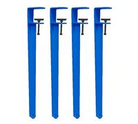 Adjustable Furniture Legs 4 Pieces Modern Industrial Style Replacement Table Legs DIY Chair Coffee Table Desk Bar Stand Bench Dining Desk Feet(71cm/Deep Blue)
