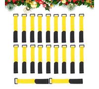 Adjustable Garland Hanger Ties - 20 Pack Decorative Christmas Straps, Reusable Wreath Fasteners | Strong Twist Bands, Holiday Display Organizer, Seasonal Decor Tool With Convenient Design For Stairs