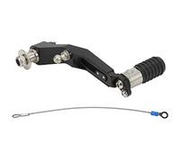 Adjustable Gear Shift Lever for F900R F900XR 2020 2022, Motorcycle Foldable Shifter Pedal, CNC Aluminum Anodized Surface with POM Boot, Anti Slip Grooved Design for Comfortable Rid (Black)