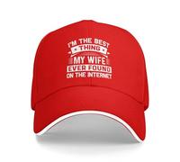 Adjustable Gorra de Golf Soy lo Mejor Que mi Esposa encontró en Internet Sombrero Sol Casual Gorra para la Cabeza para Caza Mujer Pesca