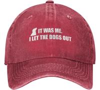 Adjustable Gorras Hip Hop FUI yo quien dejó Salir a los Perros Sombrero Ocio Transpirable Gorra de béisbol para Running Caza Pesca
