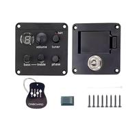 Adjustable Guitar Preamp, Guitar Pickup Volume Control, High-Fidelity Pickup System, Equalizer Pickup Tuner For Guitar Musical Instrument Accessories Acoustic Guitar, 18x12x5cm/7.09x4.72x1.97 Inch