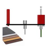 Adjustable Gypsum Board Hole Cutter - 22x10x3cm Round Cutting Tool, Aluminum Alloy Precision Punch, Construction Drill With Finish | Versatile Equipment For Ceiling Tiles And Furniture