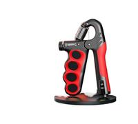 Adjustable Hand Grips Strengthener with Counter 10-60kg, Grip Strength Trainer for Forearm Exercise, Hand Gripper for Rehabilitation, Climbing, Fitness Muscle Building(Red-Mechanical)