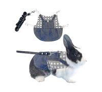 Adjustable Harness and Leash for Rabbits, Ferrets, Guinea Pigs, and Hamsters