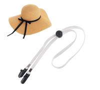 Adjustable Hat Chin Strap - Windproof Cap Retainer Cord with Alligator Clips | Anti-Lost Lanyard Hat Holder | for Outdoor Sports, Golf, Fishing, Boating, Hiking, Travel, Days