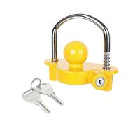 Adjustable Heavy-Duty Trailer Lock with Anti-Theft Design for Universal Compatibility - 2 Keys Included, Seconds Quick Fit