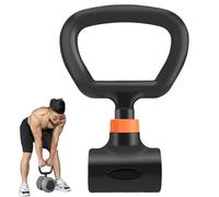 Adjustable Kettlebell Grip - Dumbbell Handle Attachment for Strength Training | Solid Metal with Ergonomic Design, Slip Resistant, Converts Dumbbells to Kettlebells 11.81x7.87x2.68 in