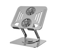 Adjustable Laptop Stand For Desk, Metal Foldable Laptop Riser | Computer Stand For Laptops - Cooling Foldable Computer Accessories Notebook Holder Fors Home Bedroom Living Room Office Work Dorm Study