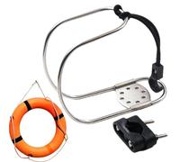 Adjustable Life Ring Buoy Bracket | Stainless Steel Life Buoy Holder | Marine Life Ring Buoy Mount | Multipurpose Life Buoy Bracket | Boat Life Buoy Holder Adjustable Life Buoy Holder for Boats
